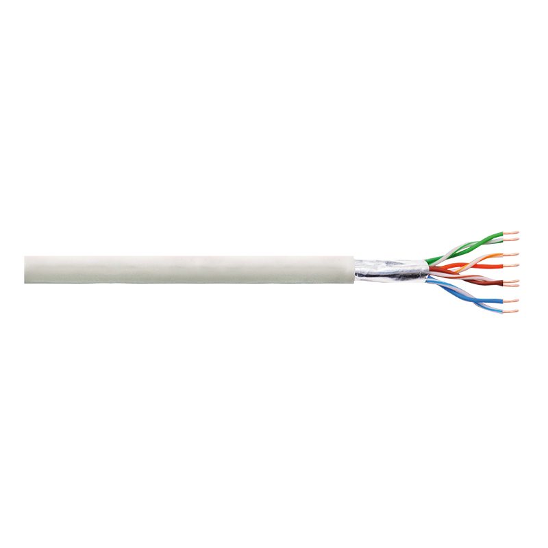 Cat.5e EconLine F/UTP installation network cable, grey, 305 m
