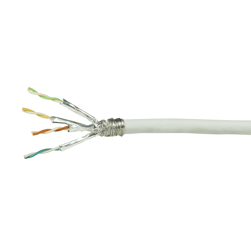 Kabel instalacyjny Cat.7 S/FTP, 50 m, biały