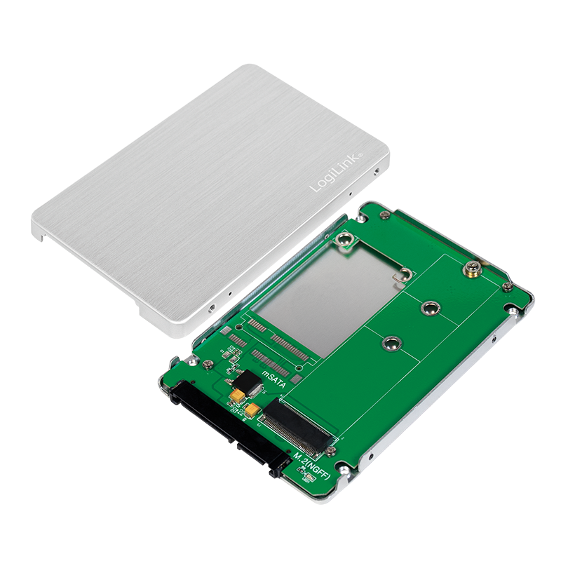Aluminum 2.5-inch external SSD enclosure for M.2 NGFF SATA