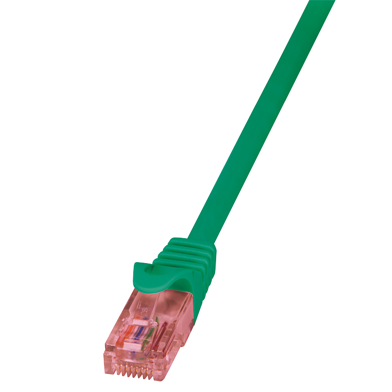 Cat.6 U/UTP patch cable, green, 2 m