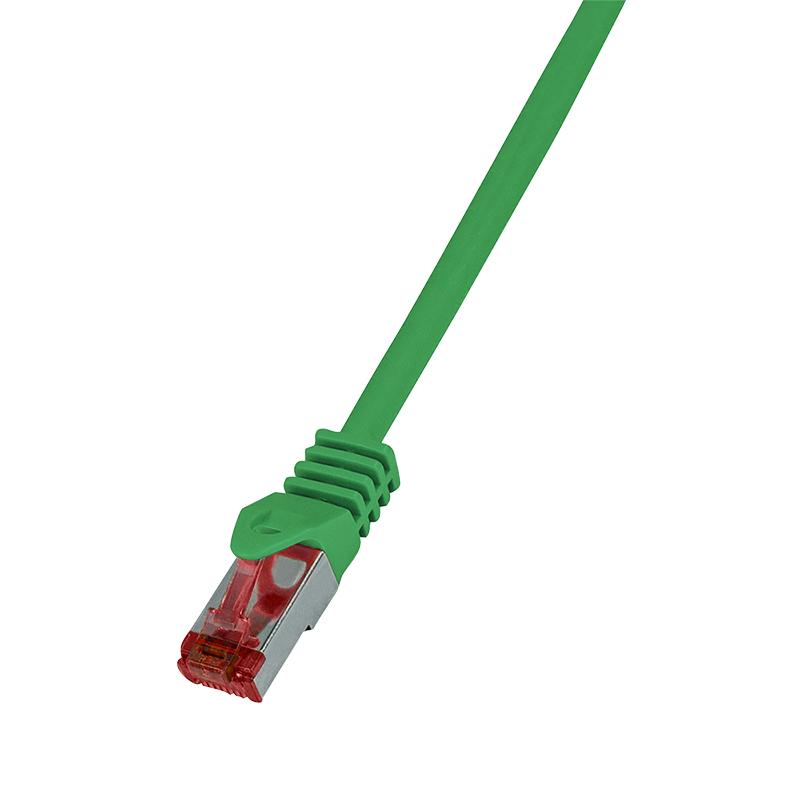 PrimeLine Cat.6 S/FTP patch cable, green, 5 m