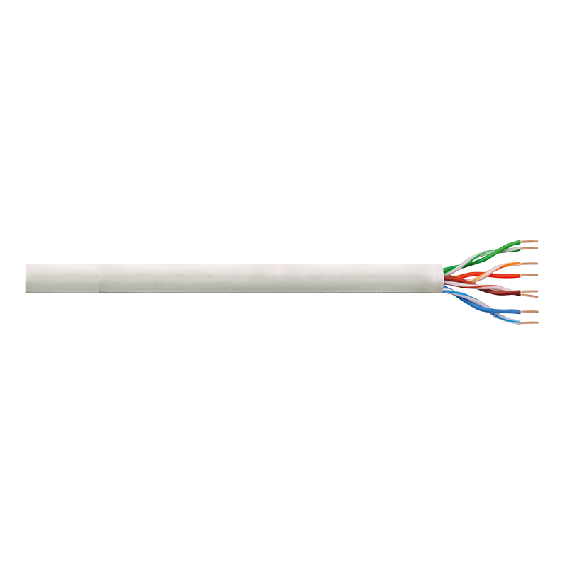 PrimeLine Cat.6 U/UTP installation cable, grey, 305 m