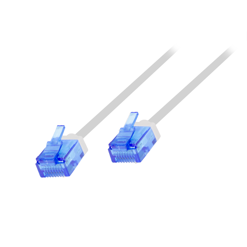 White Cat.6A Slim High-Flex U/UTP patch cable