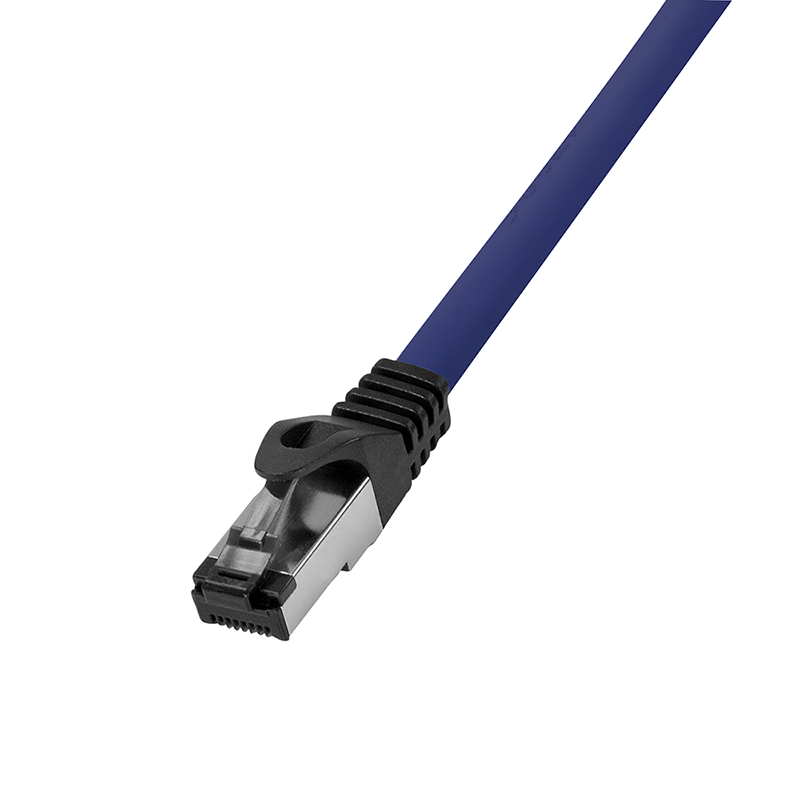 Ekranowany kabel krosowy Cat.8.1 S/FTP, niebieski, 20 m