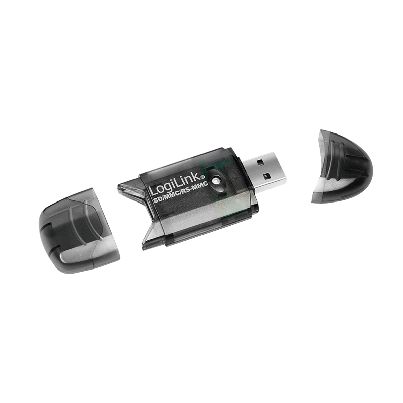 Czytnik kart USB 2.0 SD/MMC/RS-MMC, czarny