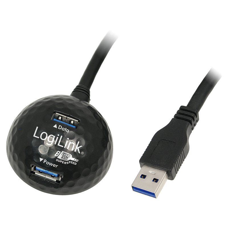 Kabel USB 3.0 USB-A do 2 × USB-A z kulą dokującą — 1