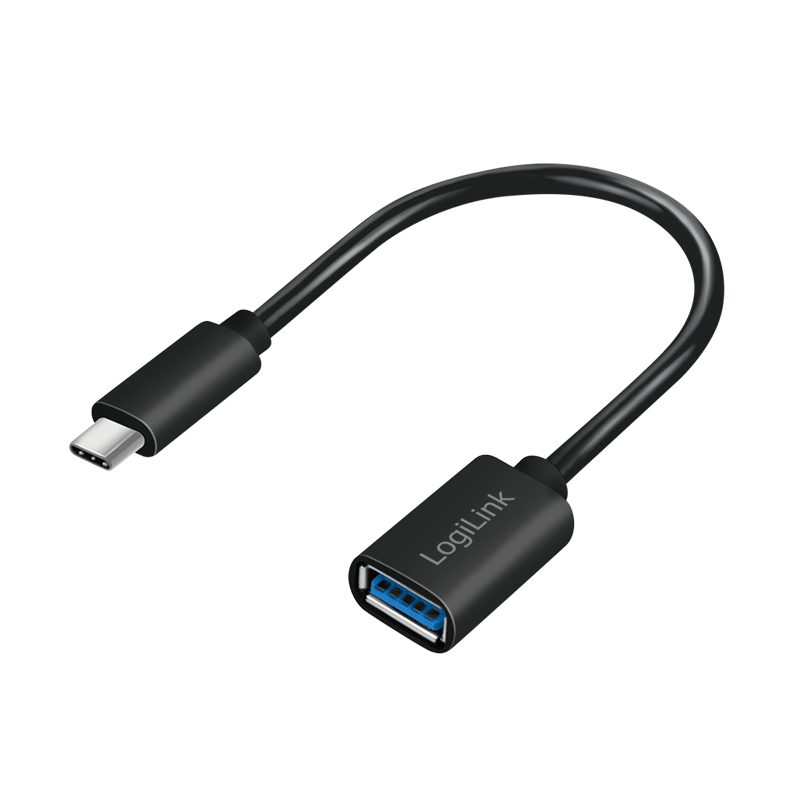 USB-C male to USB-A female adapter, 5 Gbps, OTG