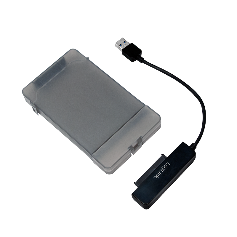 USB 3.0 to 2.5-inch SATA adapter with protective case