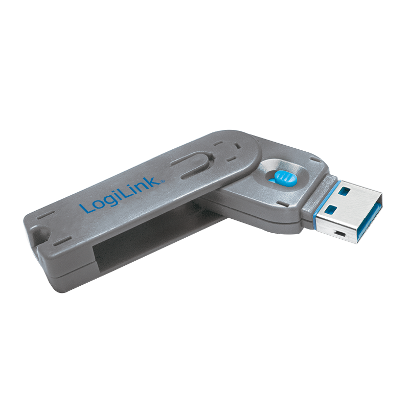 Blokada portu USB-A z kluczem i zamkiem