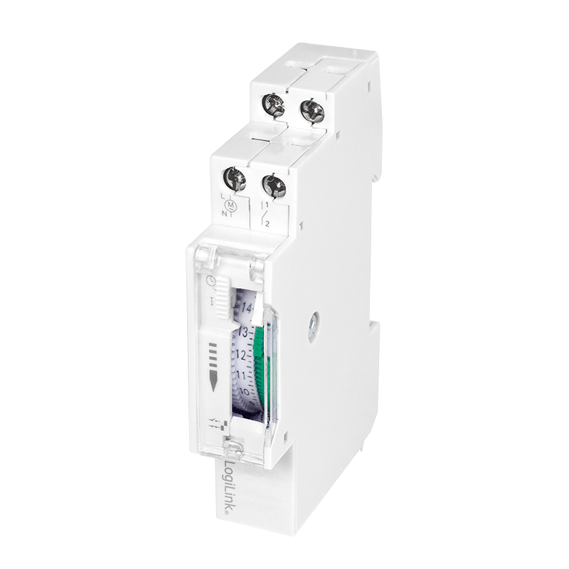 Mechanical time switch for DIN rails — 1