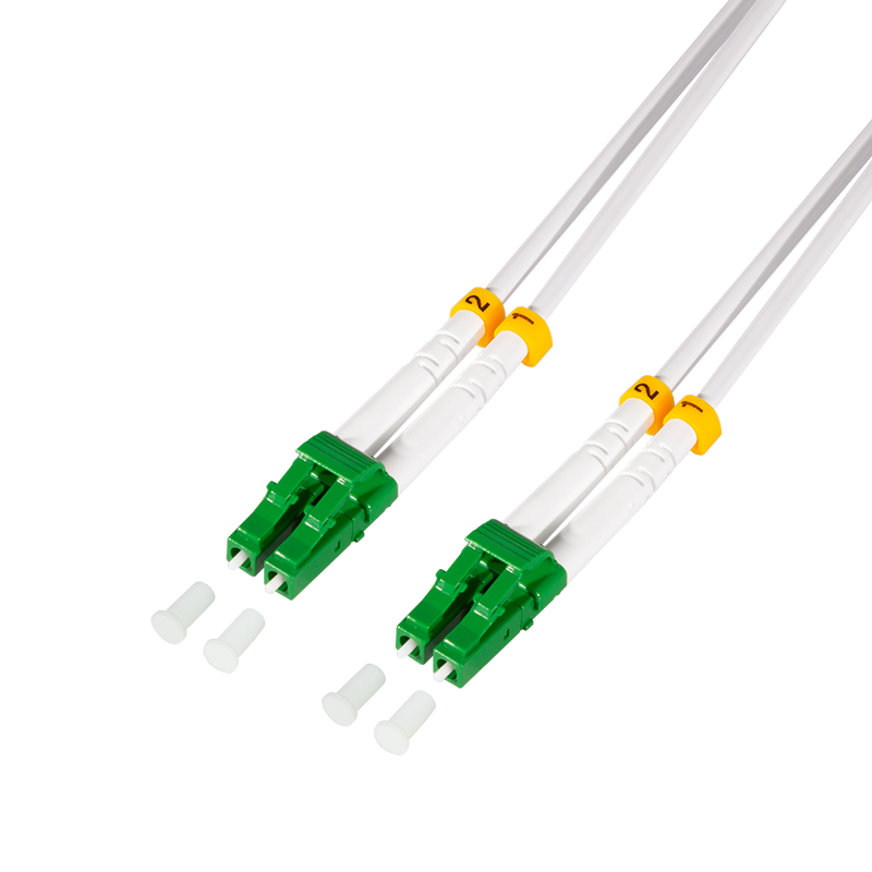 Steel armored fiber patch cable OS2, Duplex LC/APC - LC/APC, 5.0 m