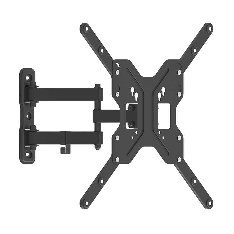 Tilting and swivelling TV wall mount, 23–55 inches, up to 30 kg