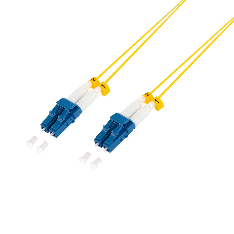 Super slim OS2 fiber patch cord LC-LC duplex, 2.0 m, G657.A2