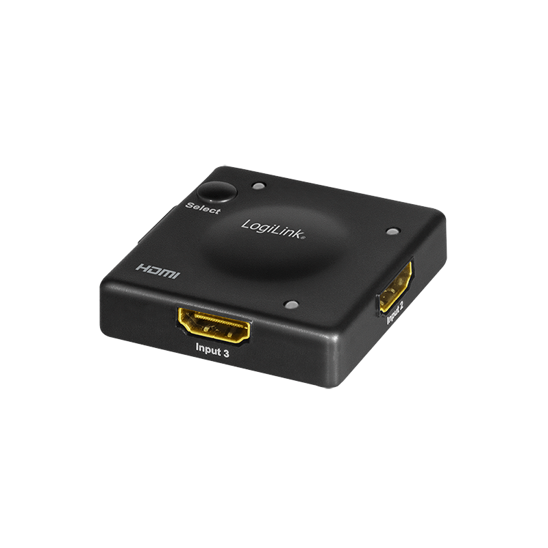 HDMI switch, 3x1-Port, 1080p/60 Hz, HDCP, CEC, Mini