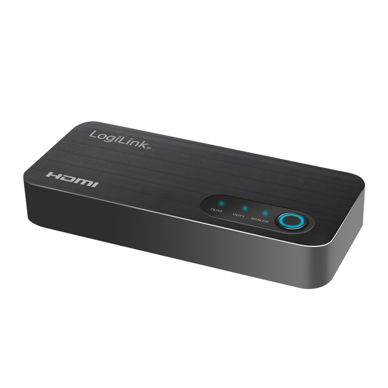 Rozdzielacz HDMI, 1x2 porty, 4K/60 Hz, HDCP, HDR, CEC, skalowanie w dół