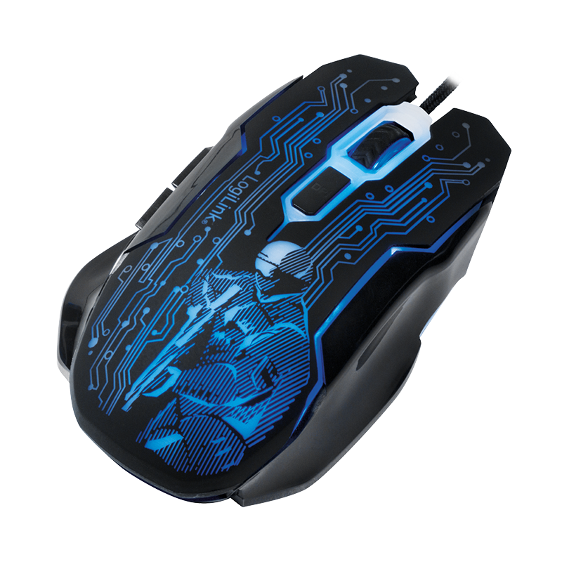 USB gaming mouse, 2400 dpi, black