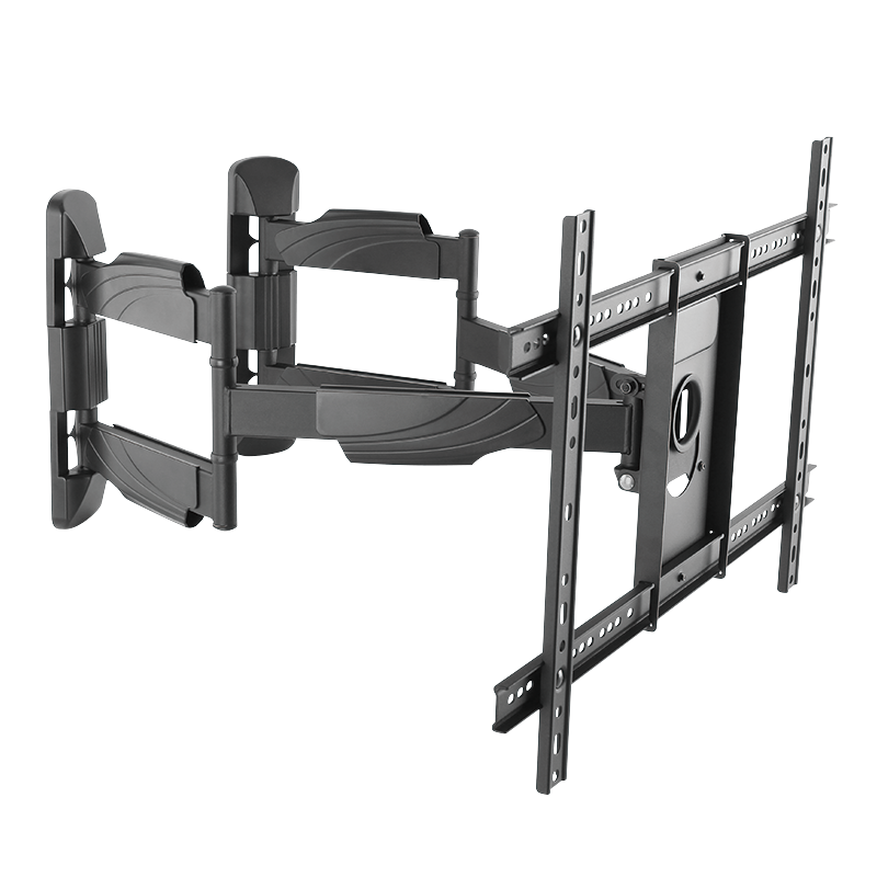 TV corner wall mount for 37–70 inch screens, tiltable and swivelling, up to 45 kg