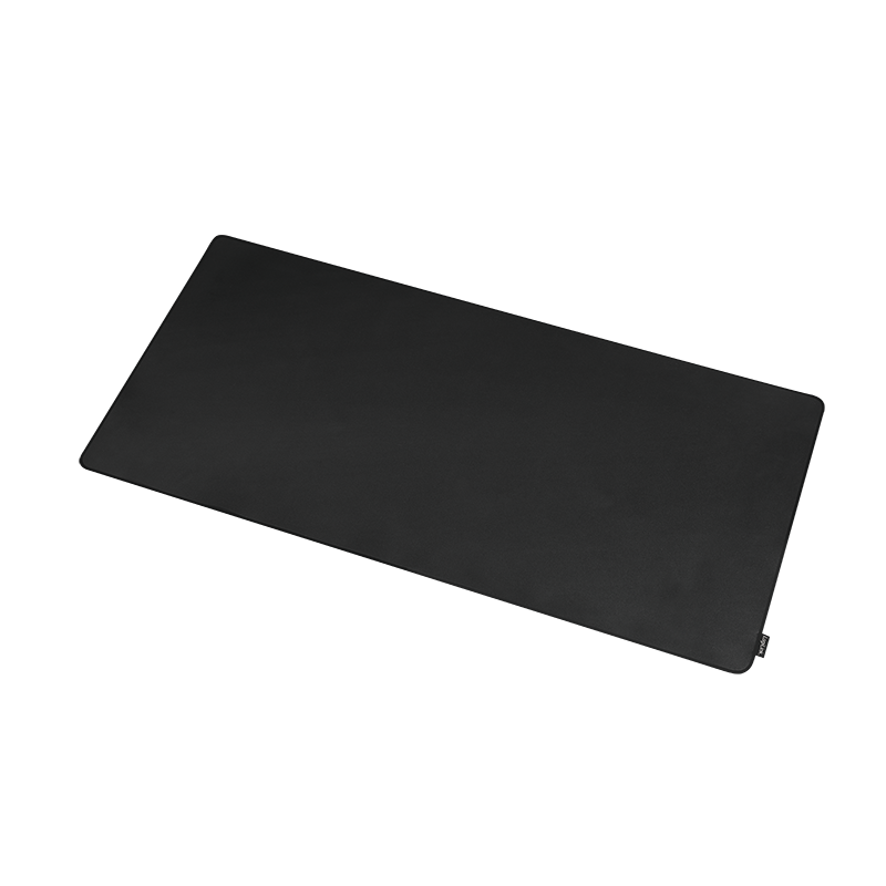 Gaming mouse pad, stitched edges, 89x43.5 cm, black