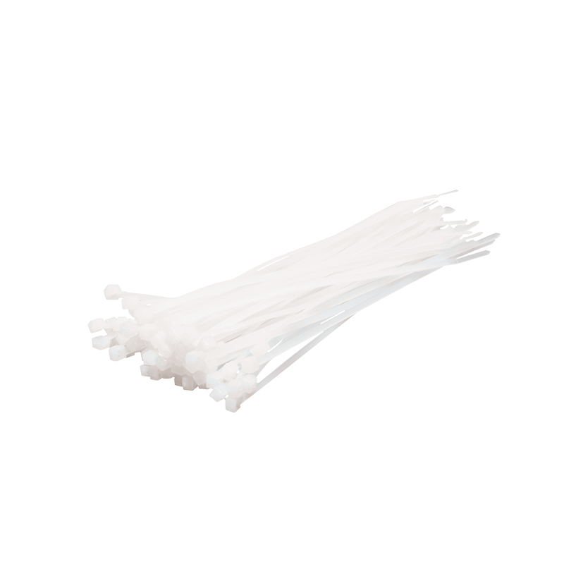 Opaski kablowe PA66, 100 szt., przezroczyste, szer. 2.5 mm, dł. 150 mm