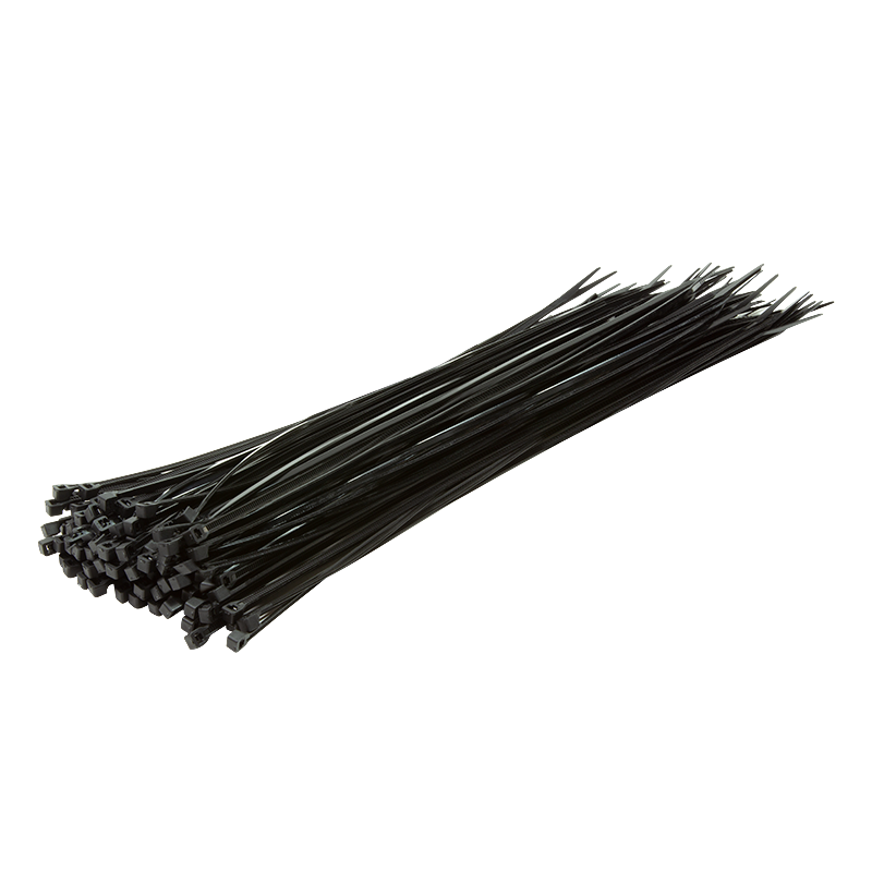 Opaski kablowe PA66, 100 szt., czarne, szer. 4.4 mm, dł. 400 mm