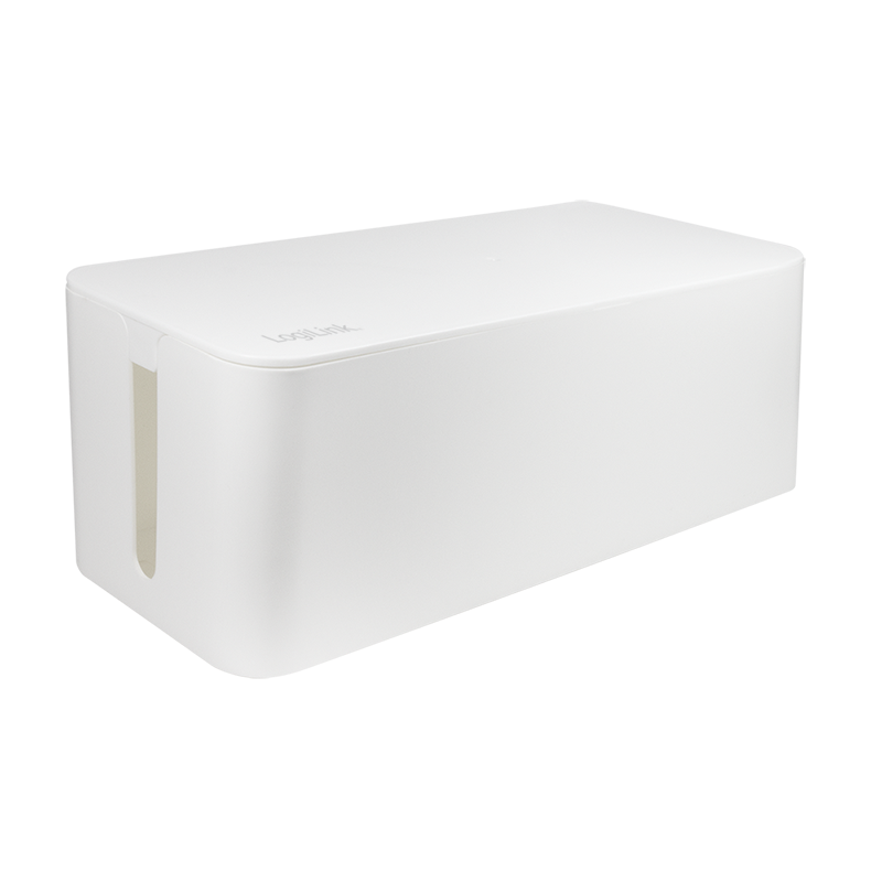 Cable box, 407 x 157 x 133.5 mm, white