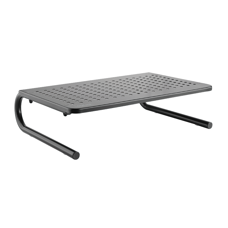 Metal tabletop monitor riser, 370 mm long