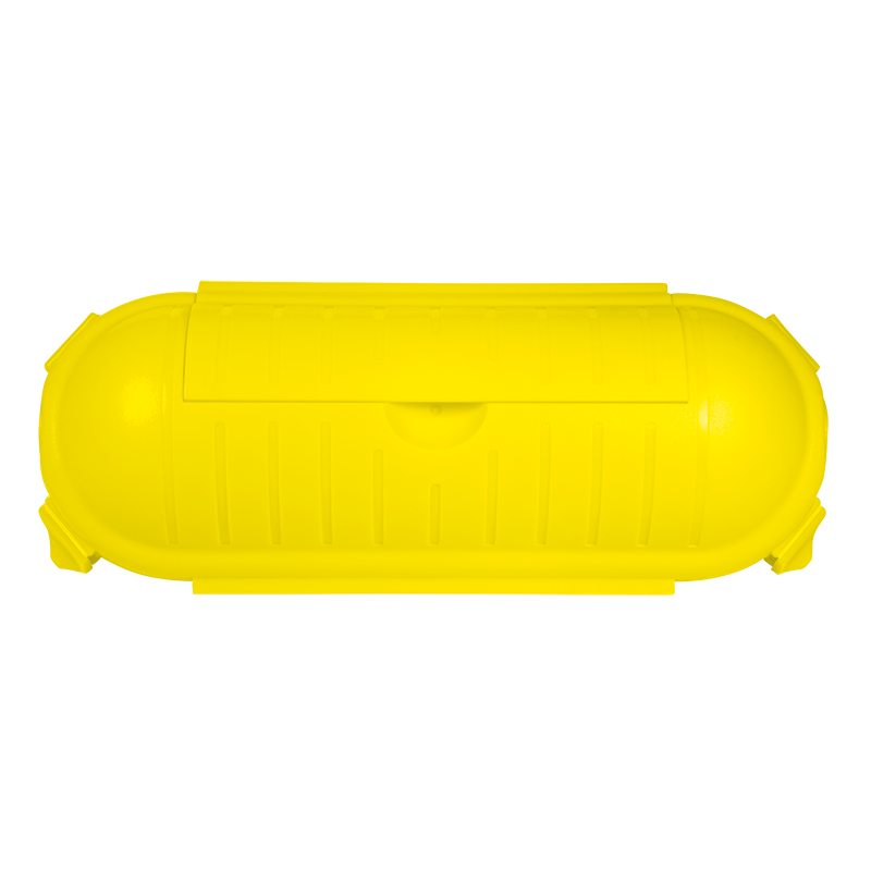 Outdoor cable connection protection box, IP44, yellow — 1
