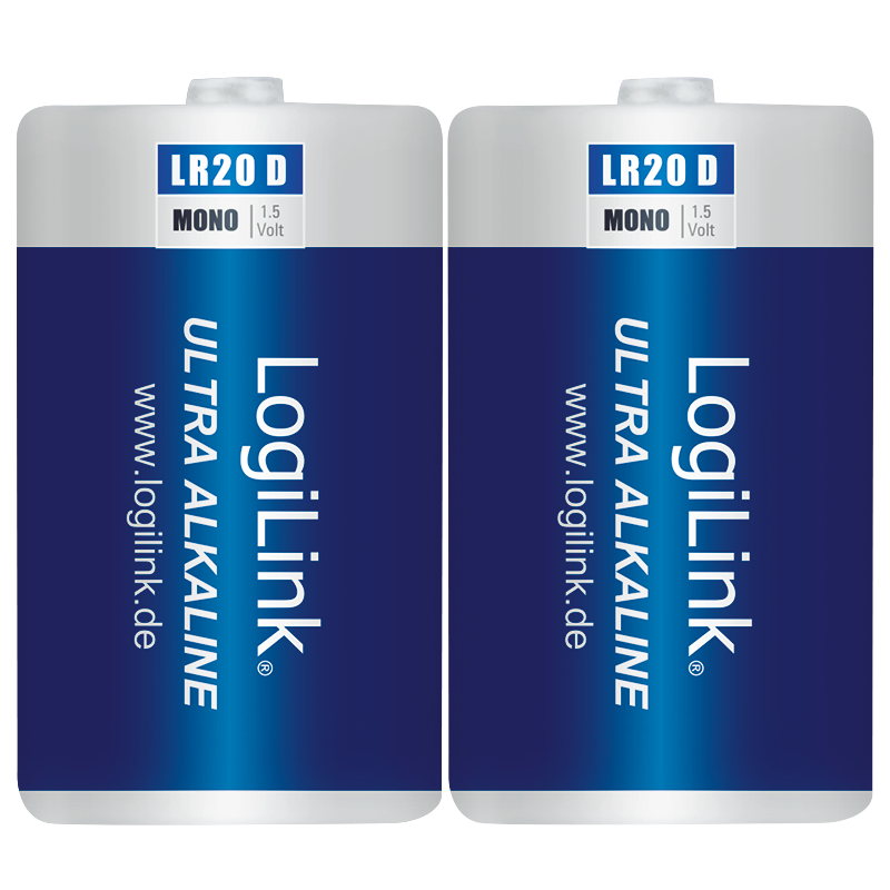 Baterie alkaliczne Ultra Power D, Mono, 1.5V, 2 szt.