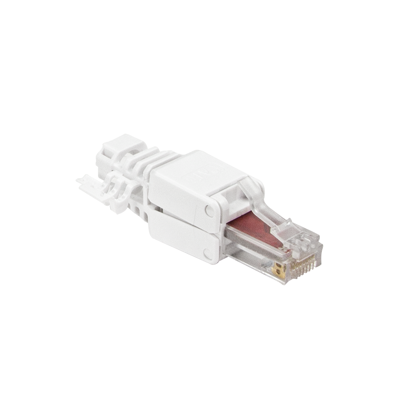 RJ45 modular plug, Cat.6, unshielded, tool-free assembly — 1