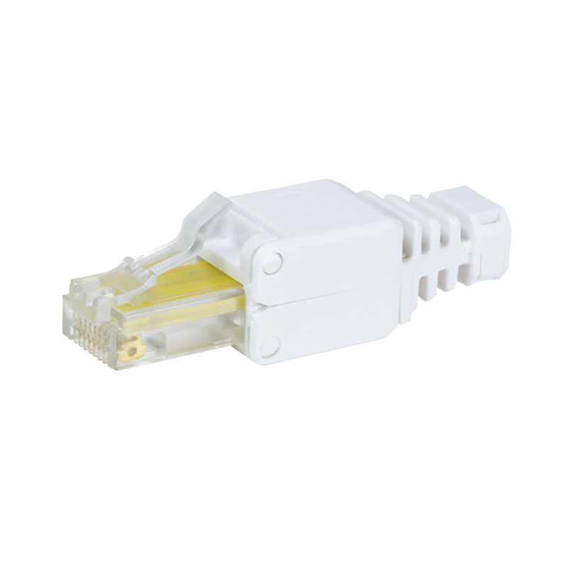 RJ45 modular plug, Cat.5e, unshielded, tool-free assembly — 1