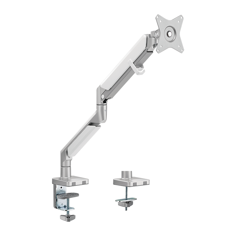 Aluminum desk monitor mount for 17–32 inch monitors