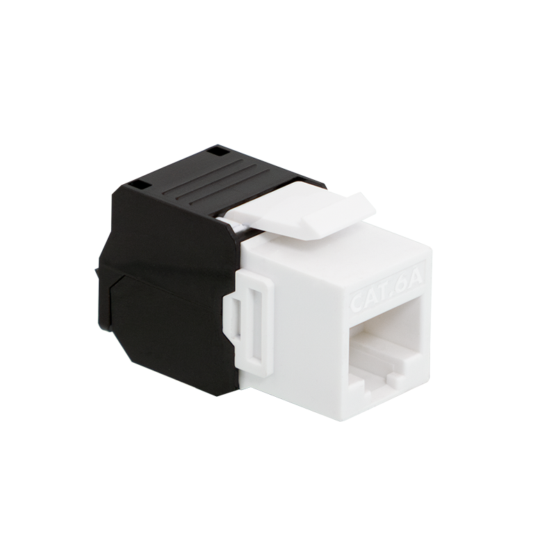 Cat.6A keystone jack UTP 22-26 AWG, toolless, 16.6 mm width