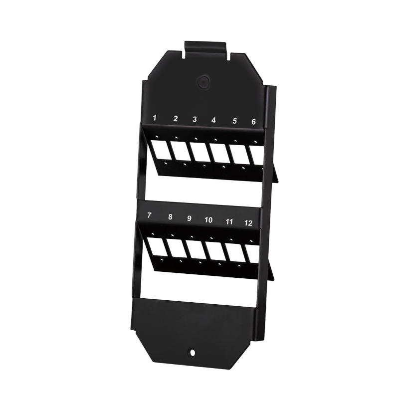 Floor box insert for 12 LC-Duplex or SC-Simplex adapters (165 mm system) — 1