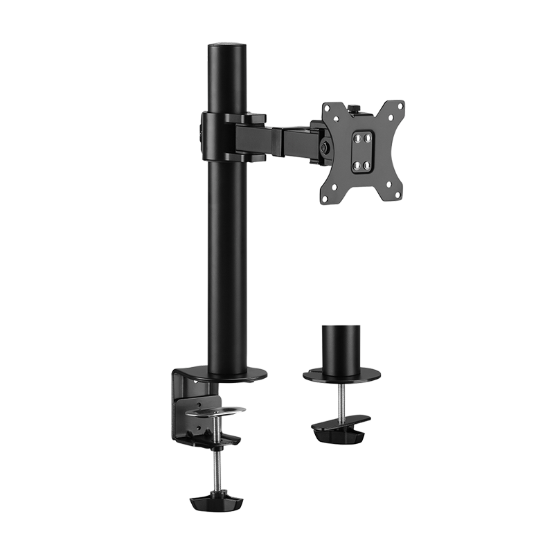 Steel desk monitor mount for 17–32 inch monitors