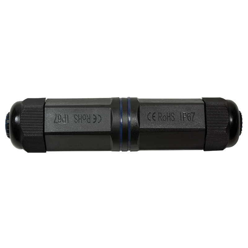 Cat.6 outdoor inline coupler, IP68 waterproof, long type — 1
