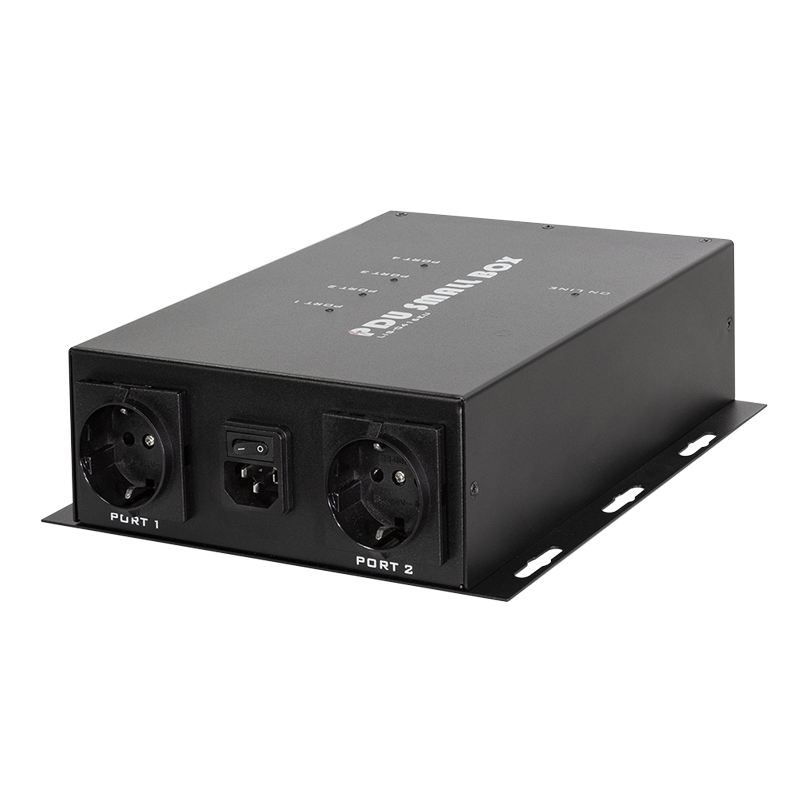 Smart PDU control box, 4-ways, TCP/IP power control, SNMP