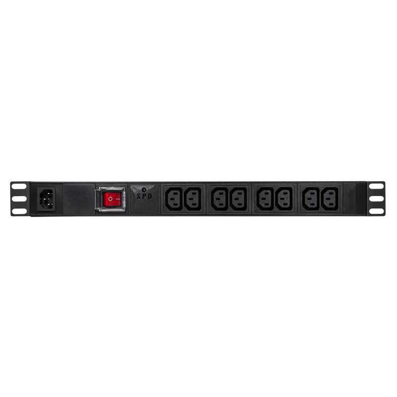 Basic Rack PDU 8-way C13, with surge protection and switch — 1