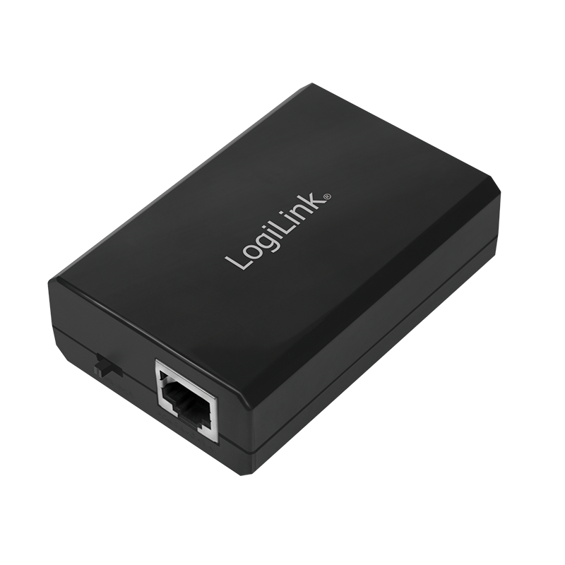 Gigabit PoE+ splitter, compliant with IEEE 802.3at and 802.3af
