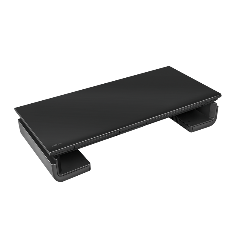Ergonomic tabletop monitor riser — 1