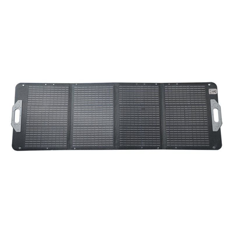 Foldable-stand alone-solar panel, 128,5x60x0,2 cm, 100 W, IP67, black
