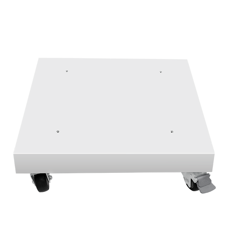 Trolley cart base for multi-charging stations & carging cabinets, metal, grey