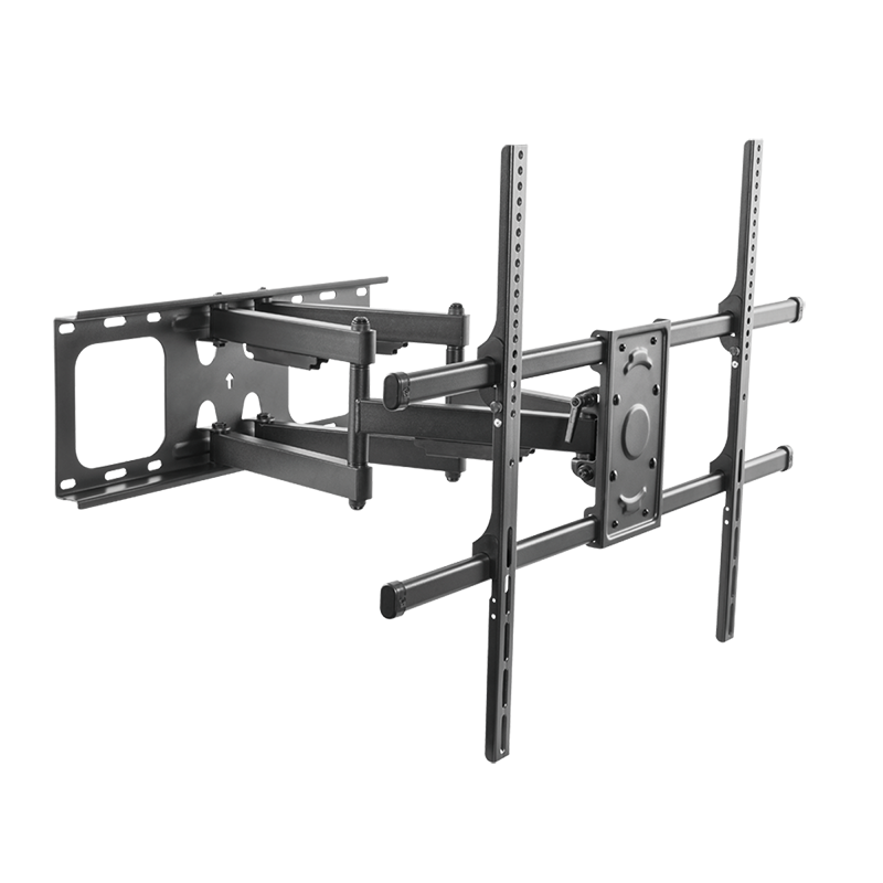 Tiltable and swivelling TV wall mount for 50–90 inch screens, up to 75 kg