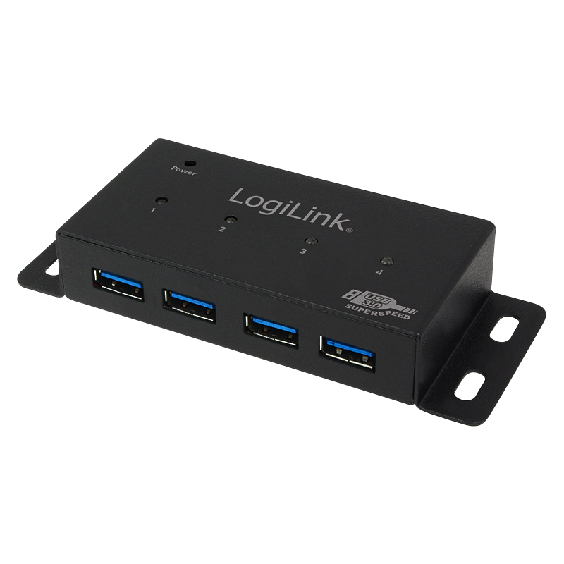 USB 3.0 hub, 4-Port, metal housing