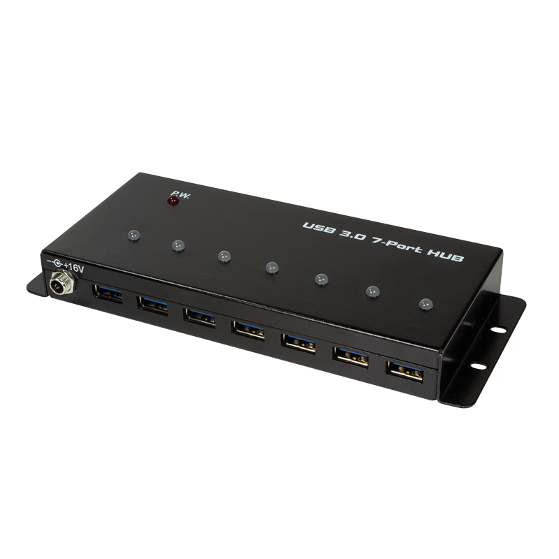 USB 3.0, 7 portów, klasa przemysłowa