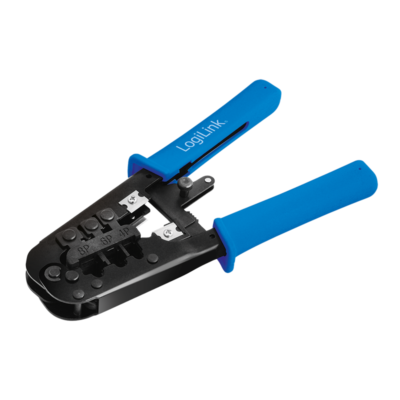 Crimping tool for RJ11/12/45 modular plugs, standard