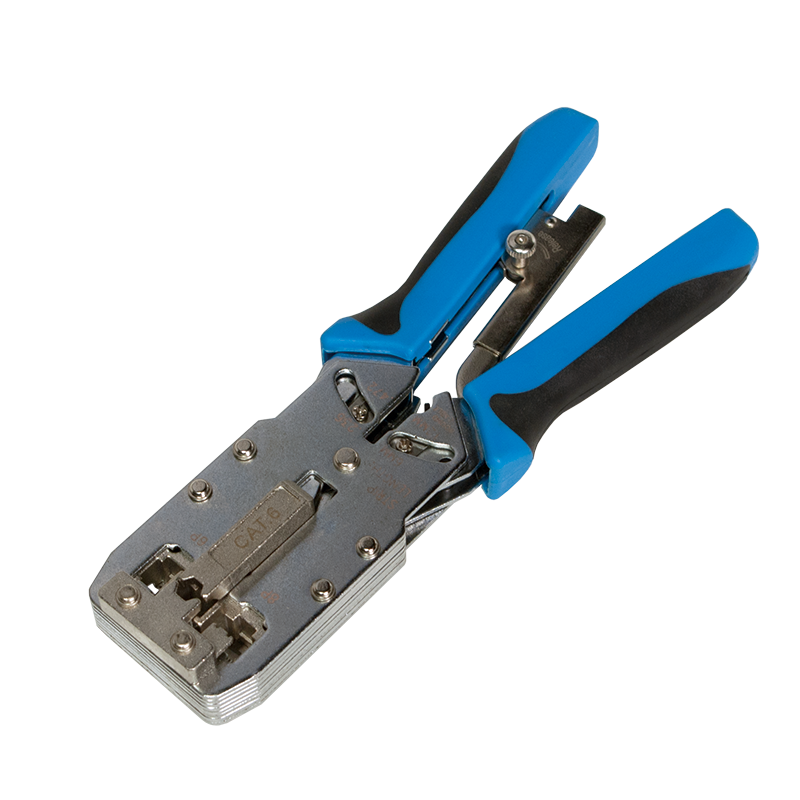 Professional tool for modular plugs RJ11 & RJ45 Cat.6