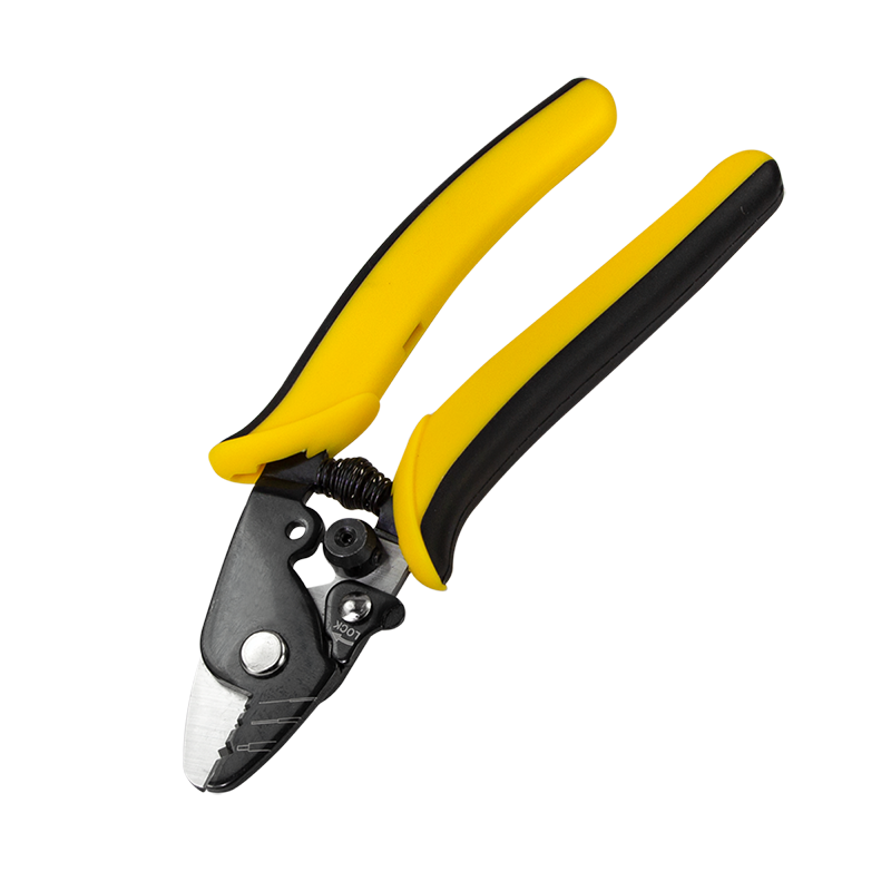 Universal 3 hole fiber cable stripper, 0.13–4 mm