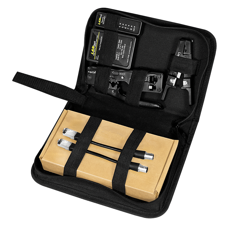 Networking tool set, 4 parts, specially for Cat.6A & Cat.7 cable