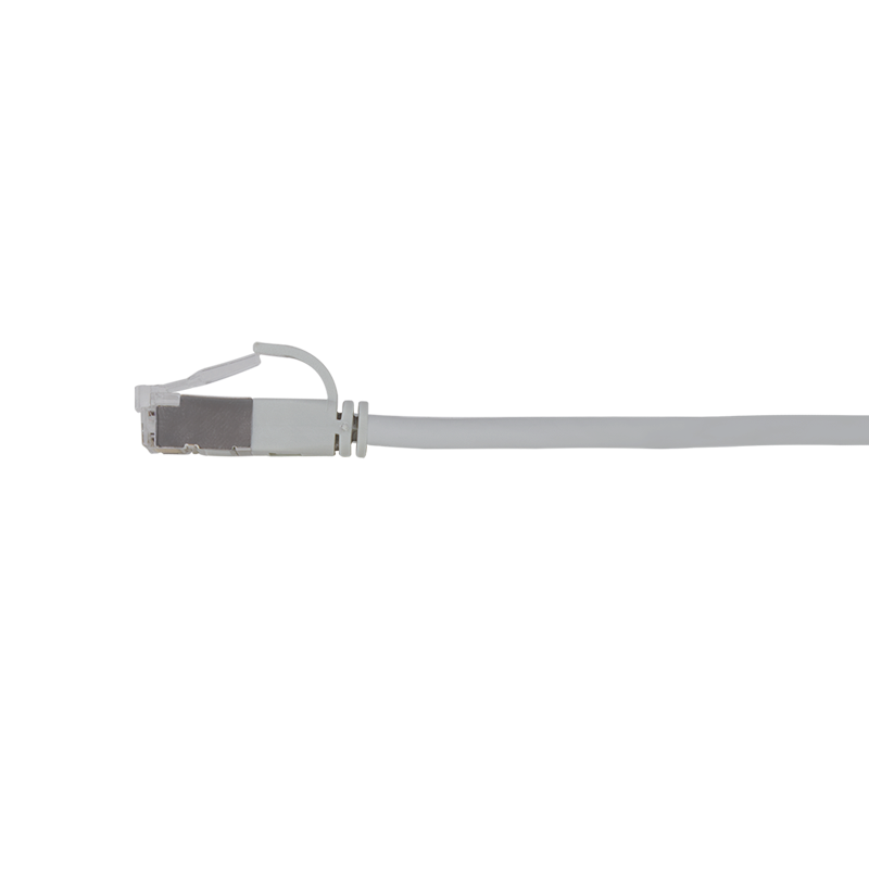 Grey SlimLine Ultraflex Cat.6A U/FTP patch cable, 0.2 m — 5
