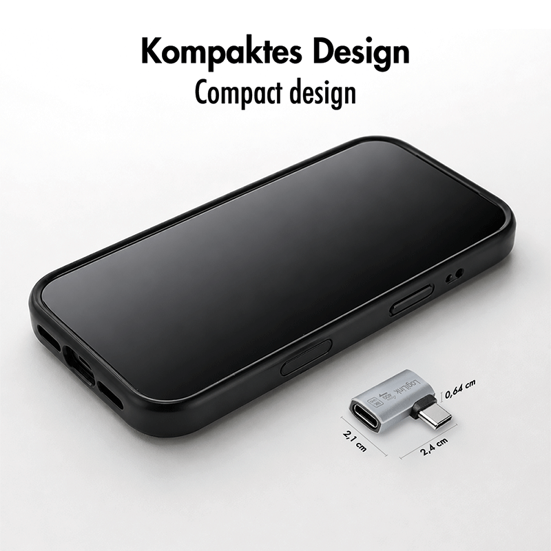 90° left/right angled USB-C adapter, 40 Gbps, 240 W — 7
